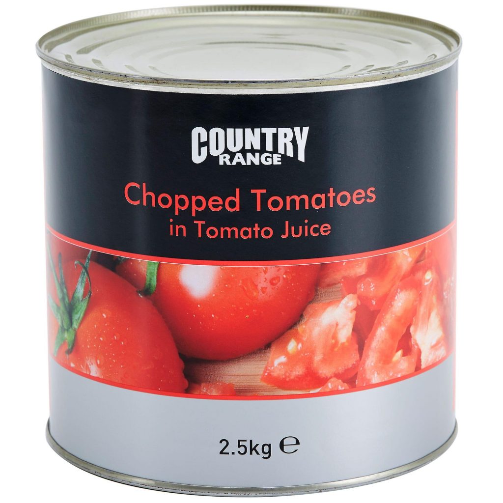 Chopped Tomatoes in Tomato Juice Kcal Kitchen